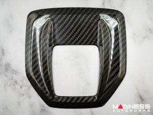 Alfa Romeo Stelvio Shift Gate Panel - Carbon Fiber - Pre '20 - Feroce Carbon Alfa Romeo Stelvio Shift Gate Panel - Carbon Fiber - Pre '20 - Feroce Carbon
